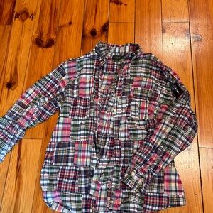 J. Crew Madras Authentic Men’s 80s Flannel Jacket